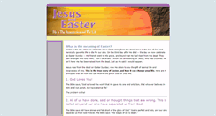 Desktop Screenshot of jesusandeaster.com